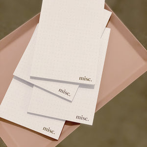 misc. Dotted Notepad